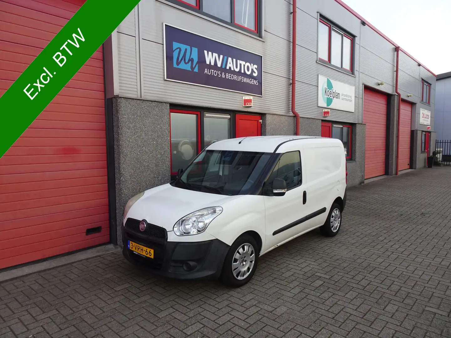 Fiat Doblo Cargo 1.4 T-Jet Natural Power SX 100 % groen gas a Weiß - 1