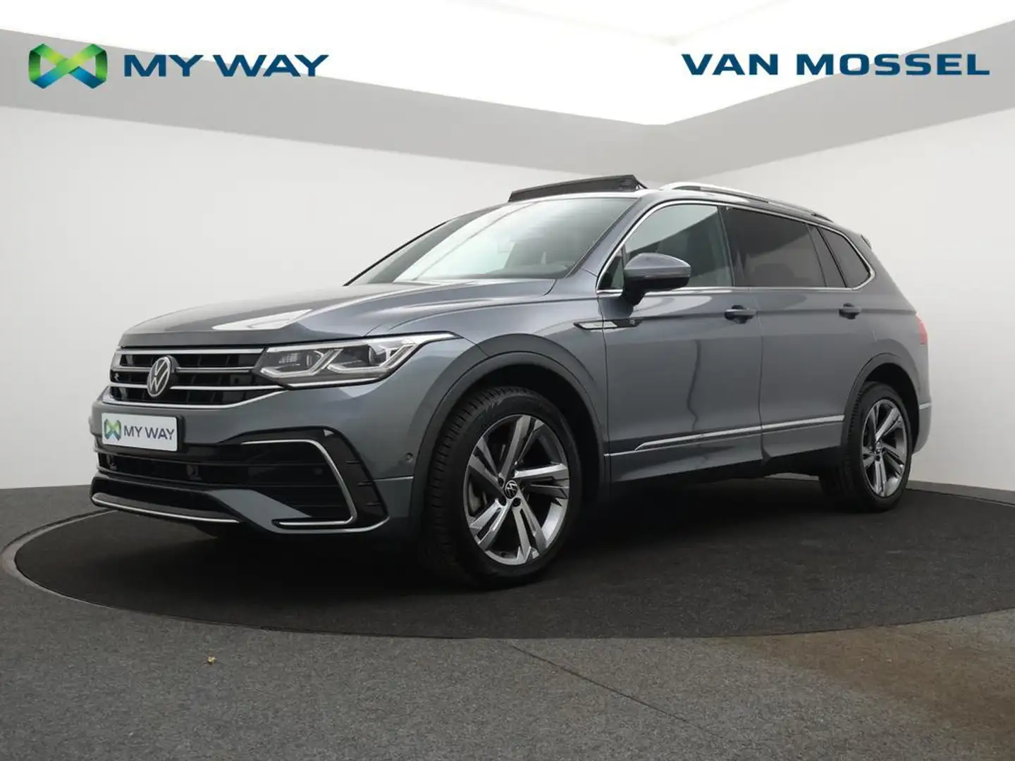 Volkswagen Tiguan Allspace Tiguan Allspace R-Line 1.5TSI 150PK *7 PL*PANO*TRE Grijs - 1
