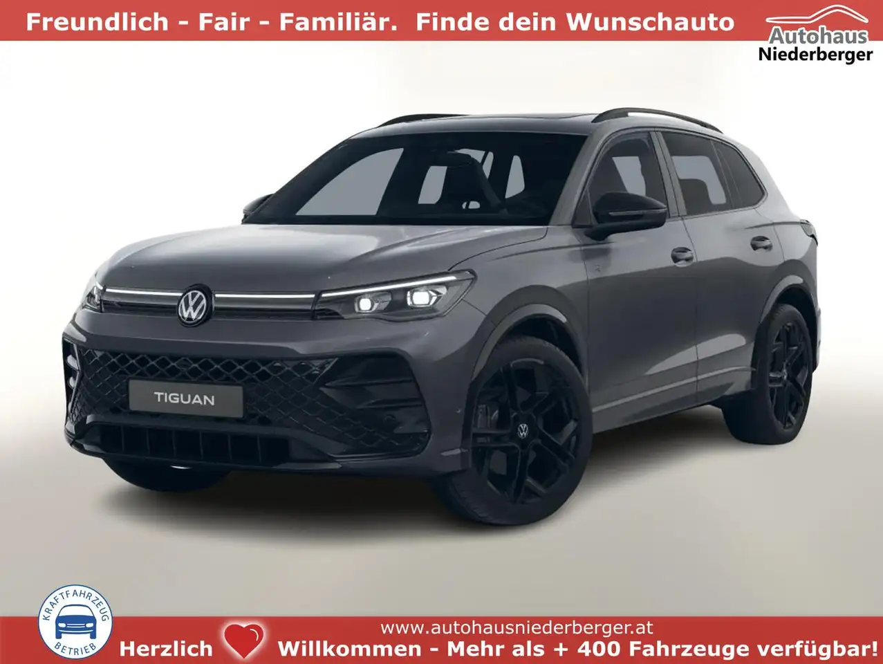Volkswagen Tiguan R-Line 4M Pano Nav AHK Matrix LM20Z PrivG 142 k...
