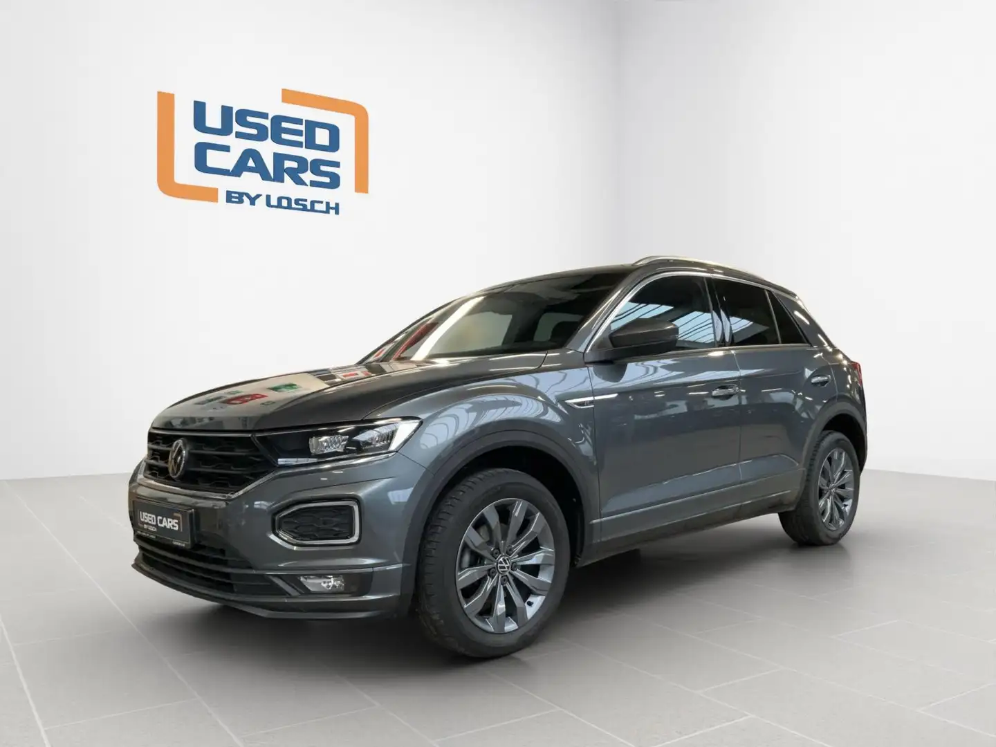 Volkswagen T-Roc Sport+DSG+RearView+Navi Gris - 1