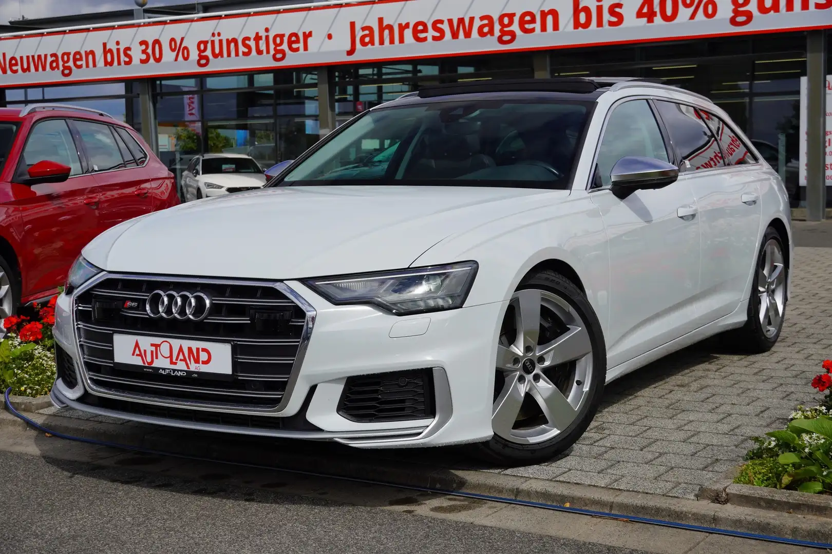 Audi S6 Avant 3.0 TDI quattro LED Navi ACC Leder DAB Weiß - 2