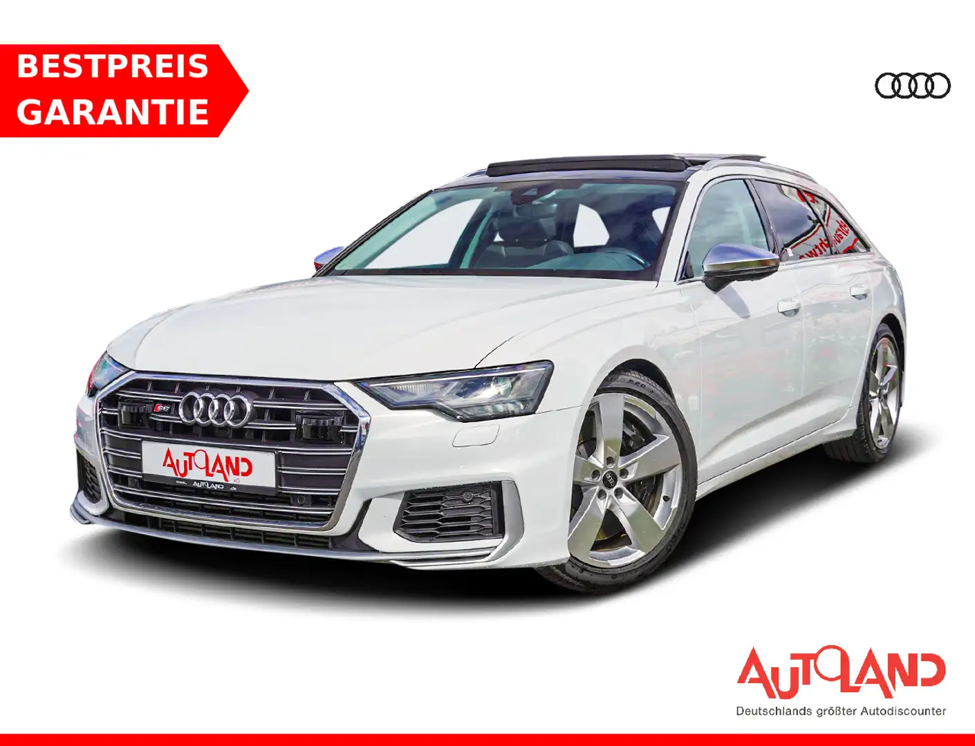 Audi S6 Avant 3.0 TDI quattro LED Navi ACC Leder DAB Weiß - 1