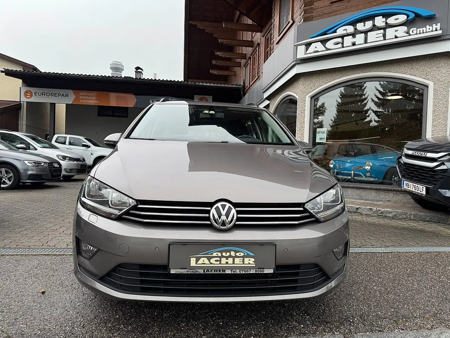 Volkswagen Golf Sportsvan Lounge 1,6 BMT TDI DSG Gris - 2