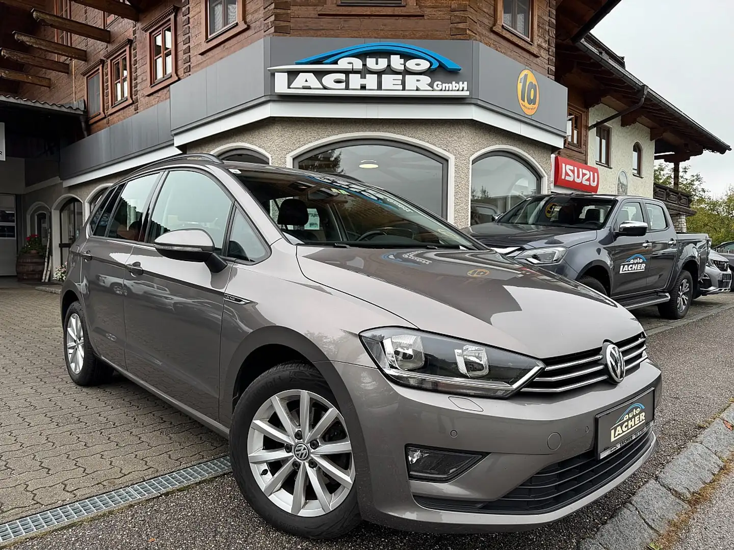 Volkswagen Golf Sportsvan Lounge 1,6 BMT TDI DSG Gris - 1