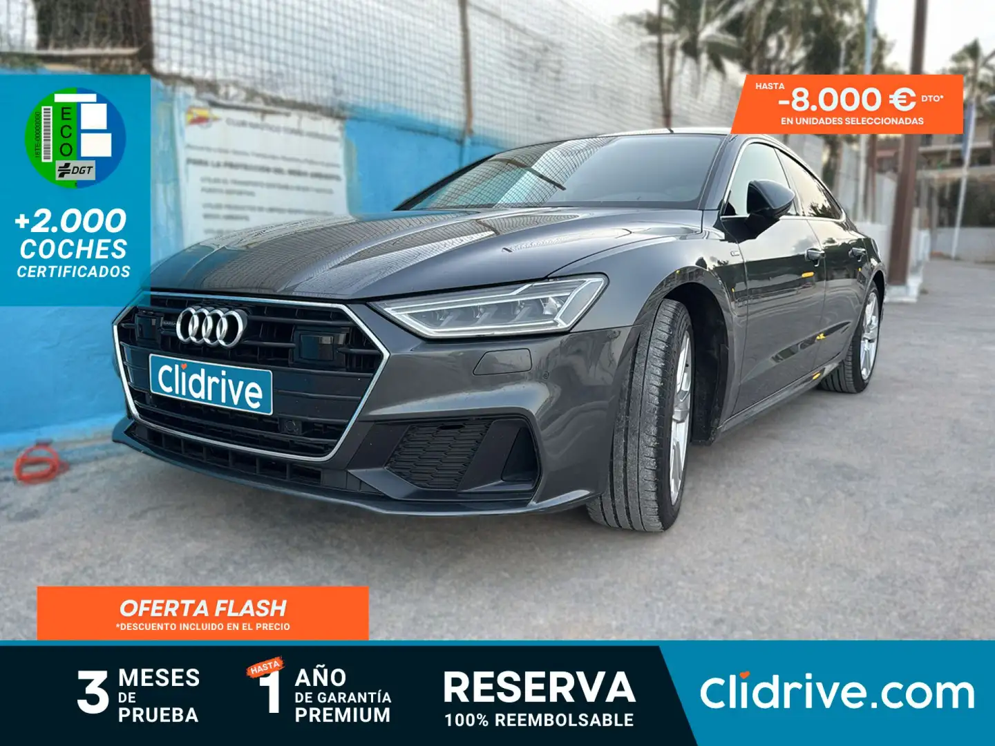 Audi A7 Sportback 50 TDI quattro tiptronic 210kW Gris - 1