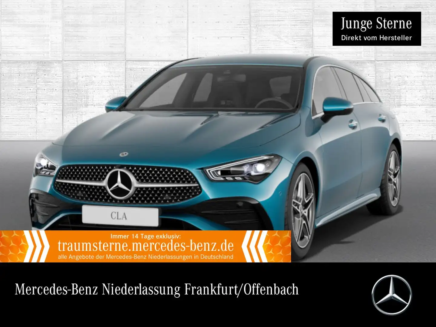 Mercedes-Benz CLA 200 AMG+360°+AHK+MULTIBEAM+STHZG+TOTW+KEYLESS Blau - 1