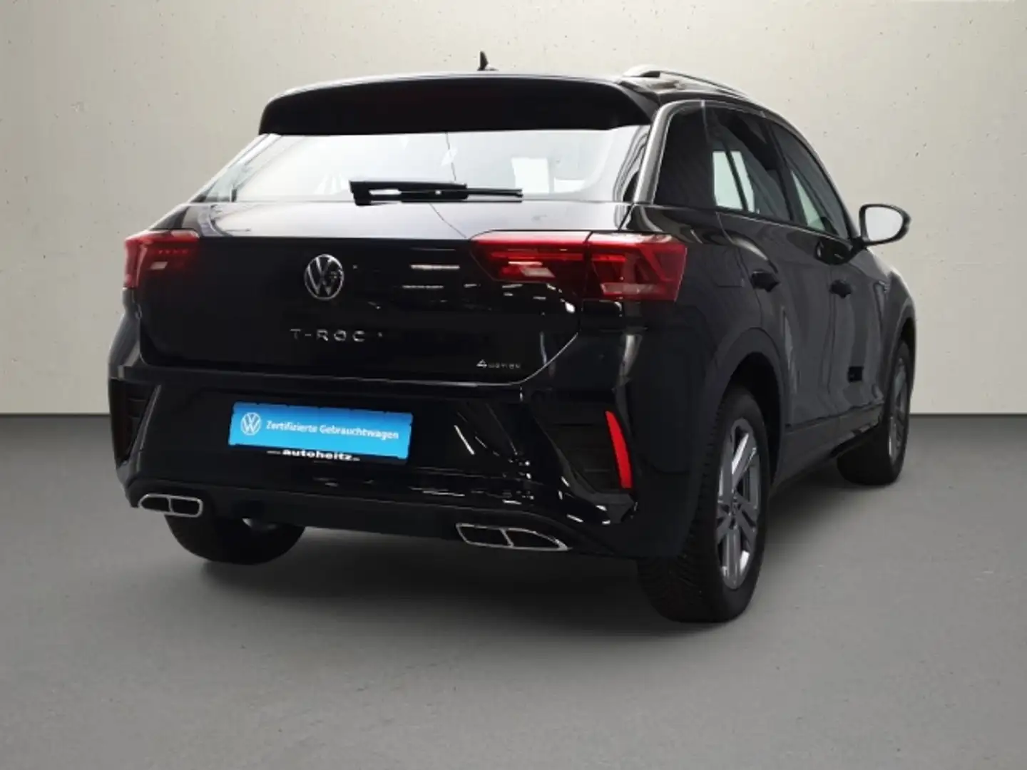 Volkswagen T-Roc 2.0 TSI 4MOTION DSG R-Line AHK Navi LED BT Schwarz - 2