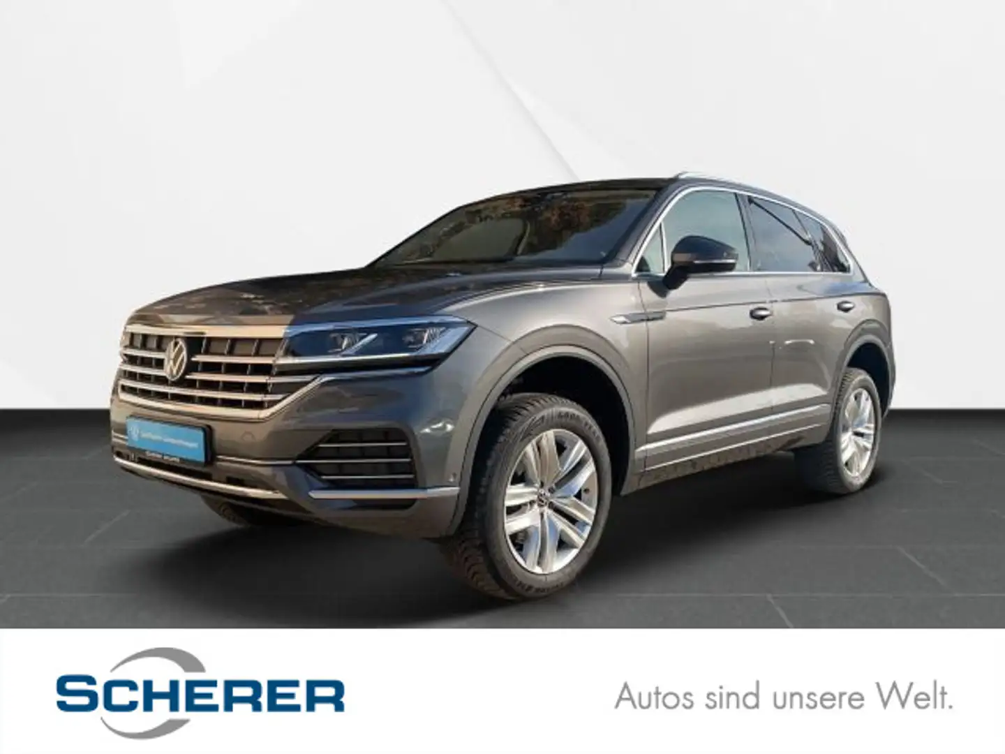 Volkswagen Touareg Atmosphere 3.0 TDI AHK NAVI CARPLAY SHZ Grau - 1