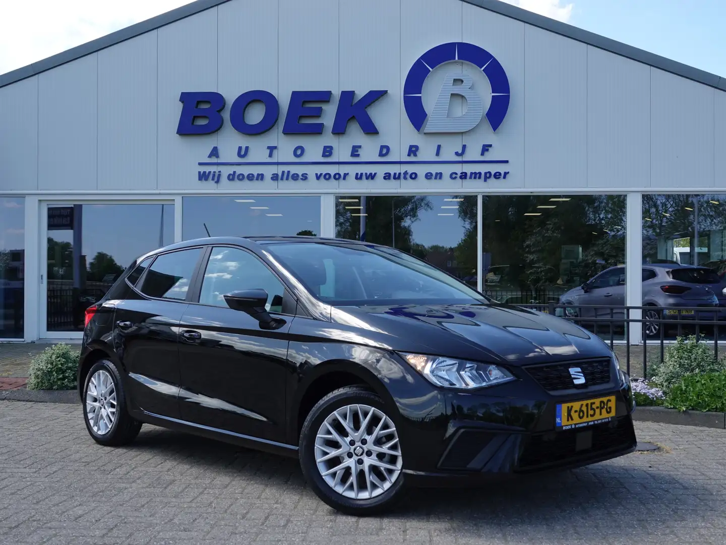 SEAT Ibiza 1.0 TSI 95pPK Style Bus. Int. TREKH. | NAVI | ECC Fekete - 1