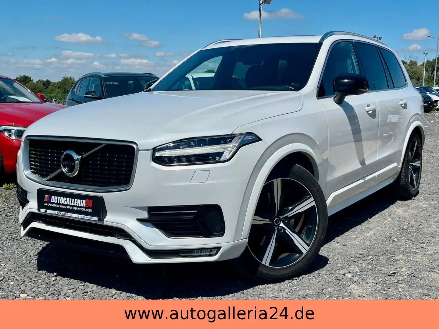 Volvo XC90 R DESIGN AWD Navi Leder Pano LED *7-SITZER* Wit - 1