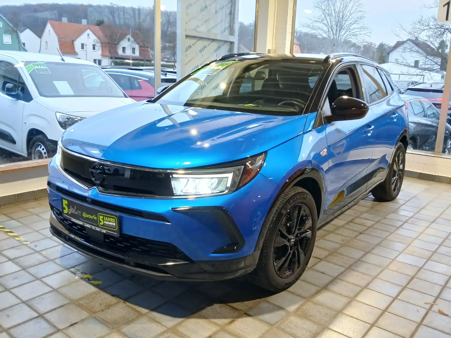 Opel Grandland 1.5D AHK+Alcantara+LED+Navi+Sitzheizung Blau - 2