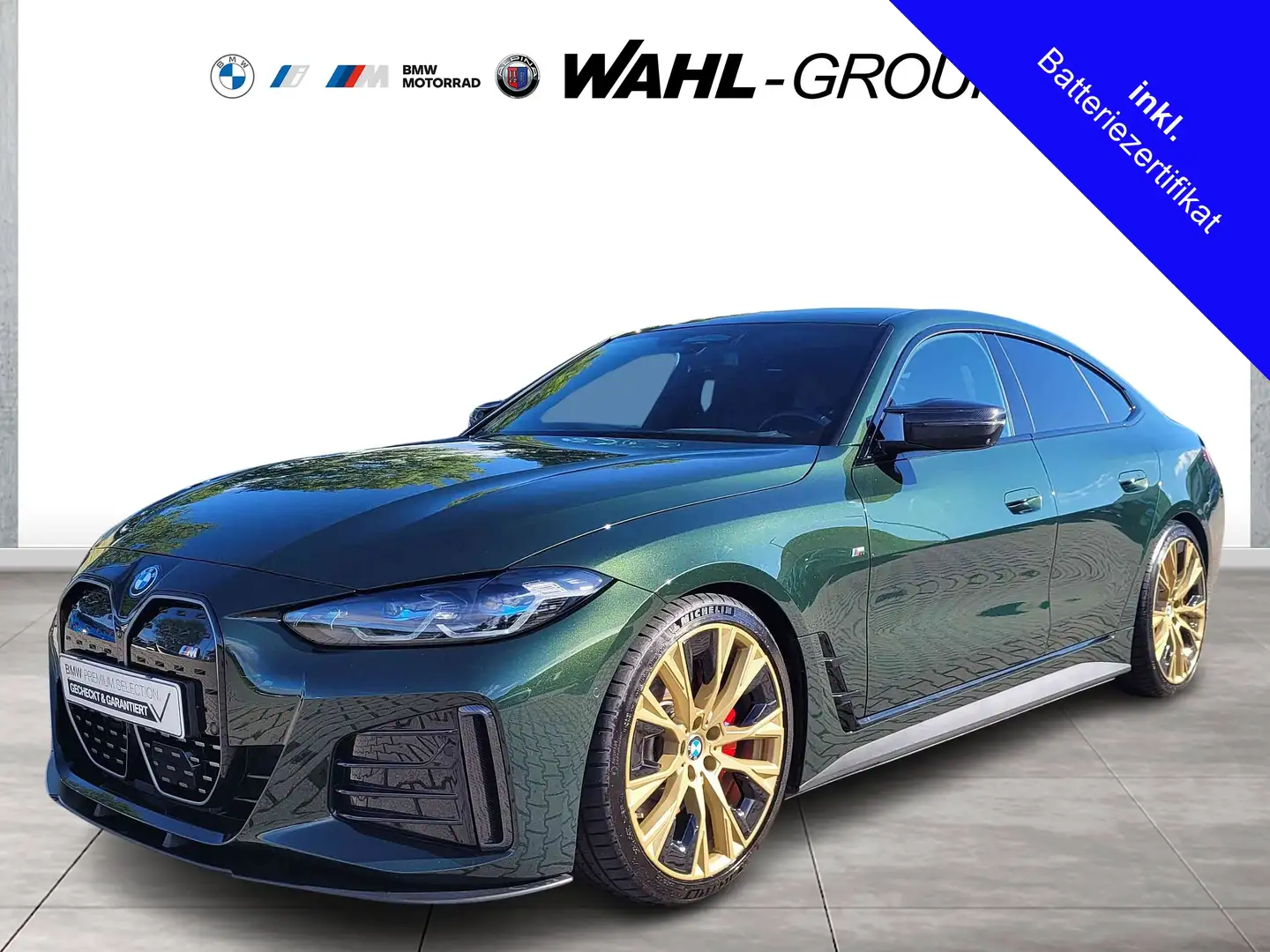 BMW i4 M50 Gran Coupé DrAssProf Schnitzer Spoiler und Fed Groen - 1