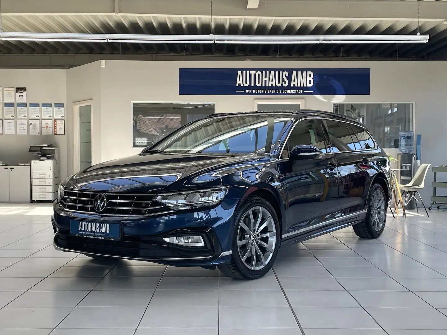 Volkswagen Passat Variant 2.0 TDI DSG R-Line HeadUp Virtual Bleu - 1