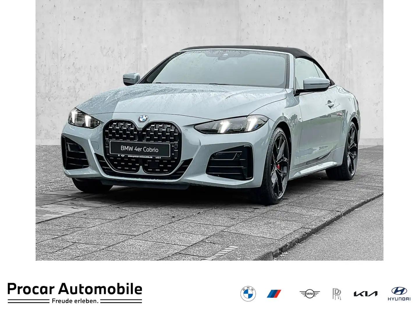 BMW 420 i Cabrio * M-Sportpaket * Harman Kardon Surround S Gris - 1