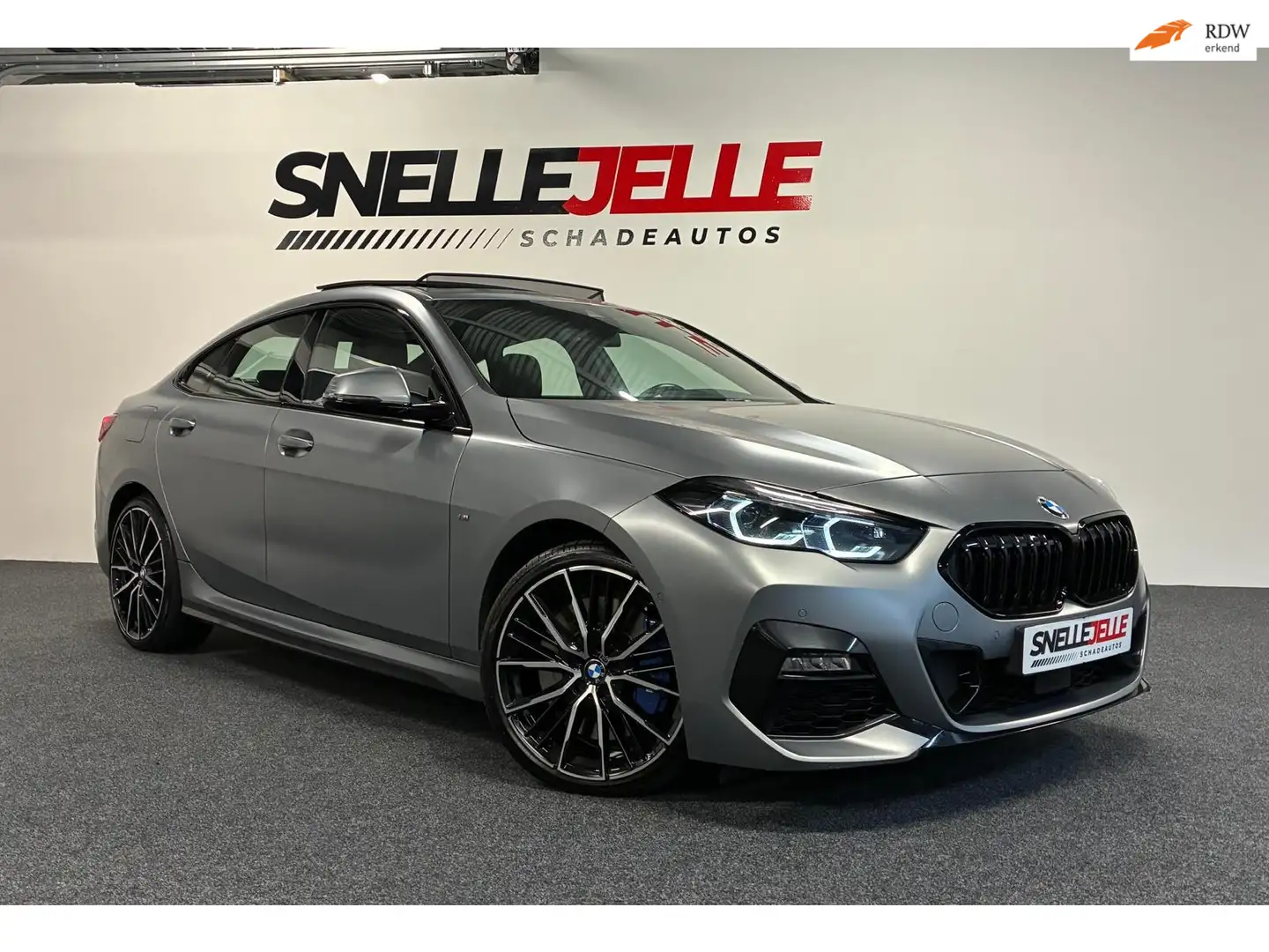 BMW 218 2-serie Gran Coupé 218i|Mpakket|shadowline|pano Grijs - 1