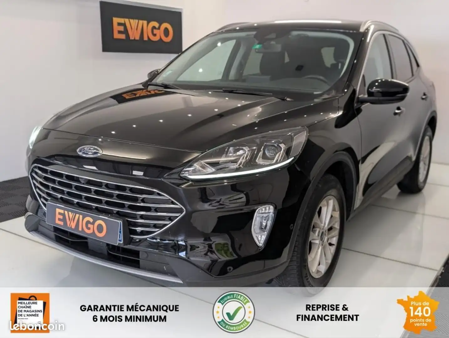 Ford Kuga 2.5 DURATEC 190ch HYBRID FHEV TITANIUM 4X4 BVA7 Noir - 1