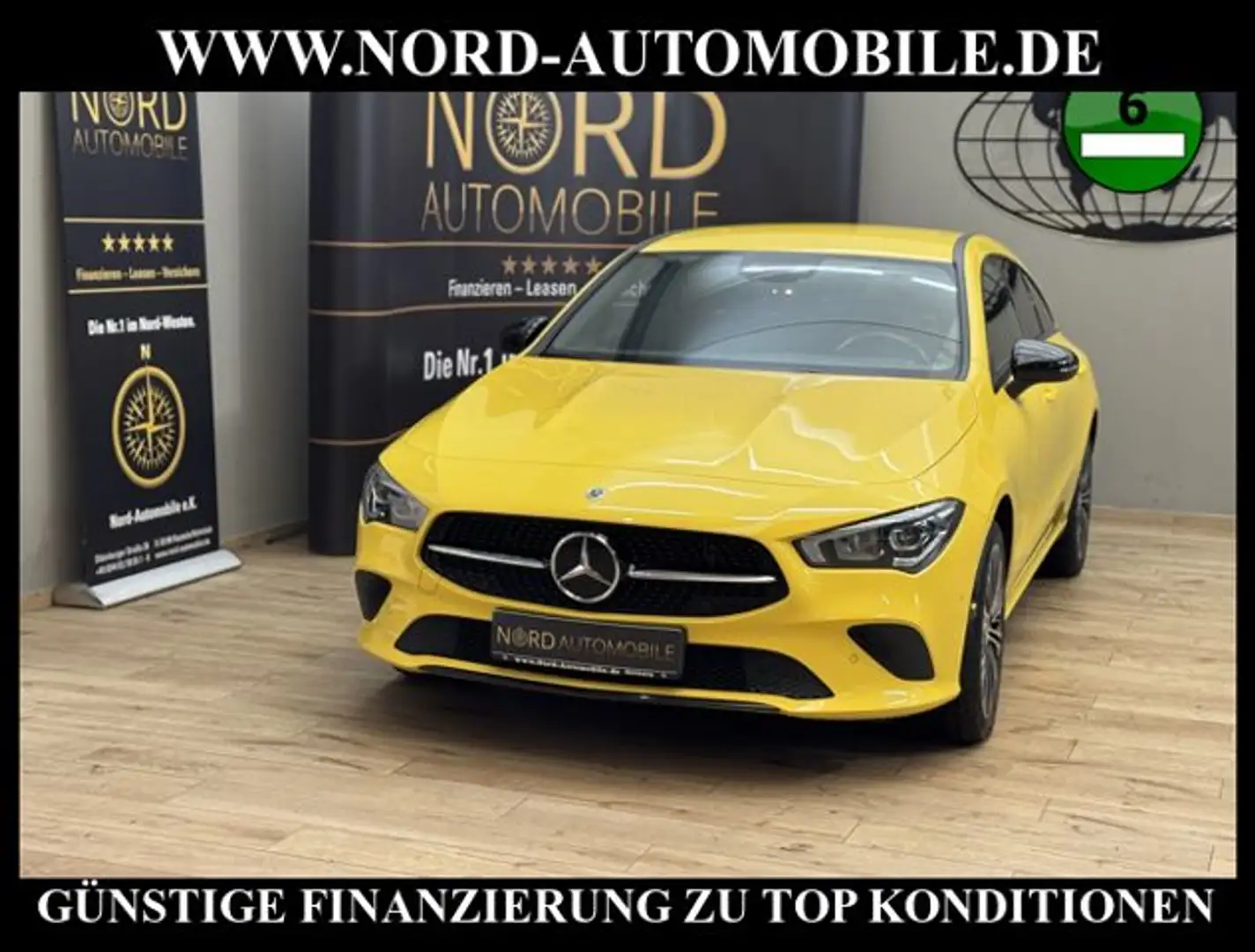 Mercedes-Benz CLA 250 e Progressive *Distro+*Wide*Memo*Night* Progressiv Jaune - 1