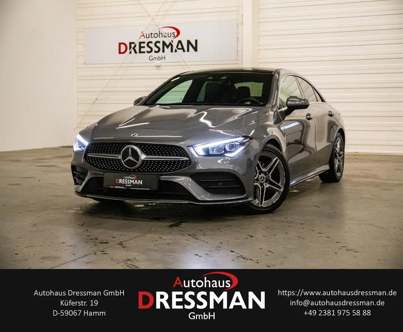 Mercedes-Benz CLA 200 AMG PANO NIGHT LED WIDE-SCREEN MBUX Gris - 1
