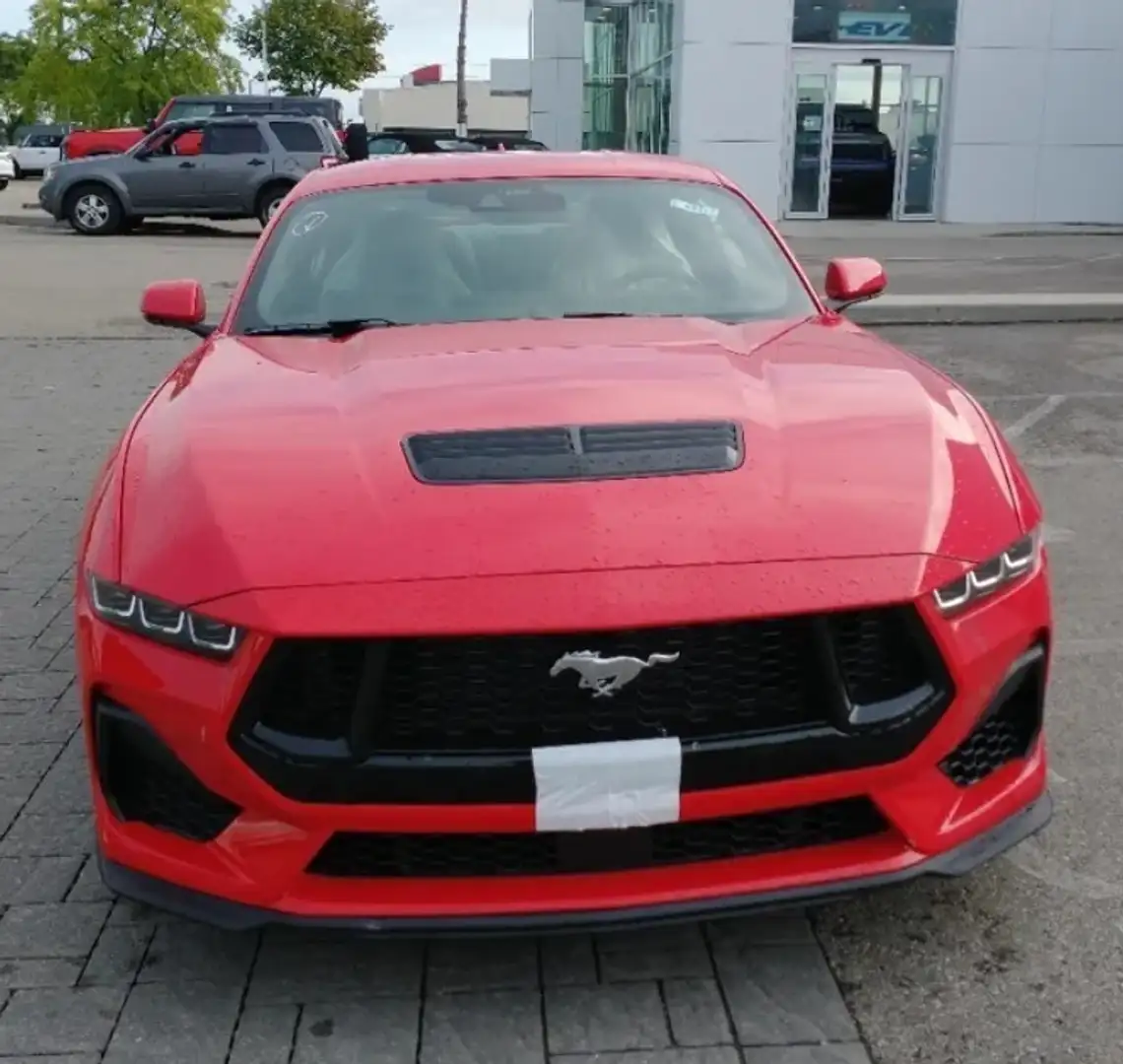 Ford Mustang GT COUPE' PREMIUM 2024 Rosso - 2