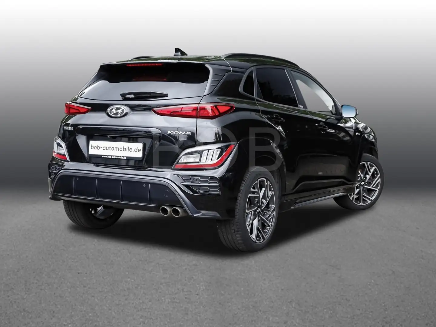 Hyundai KONA 1.0 T-GDI N Line 48V NAVI SHZ PDC KLIMA Negro - 2