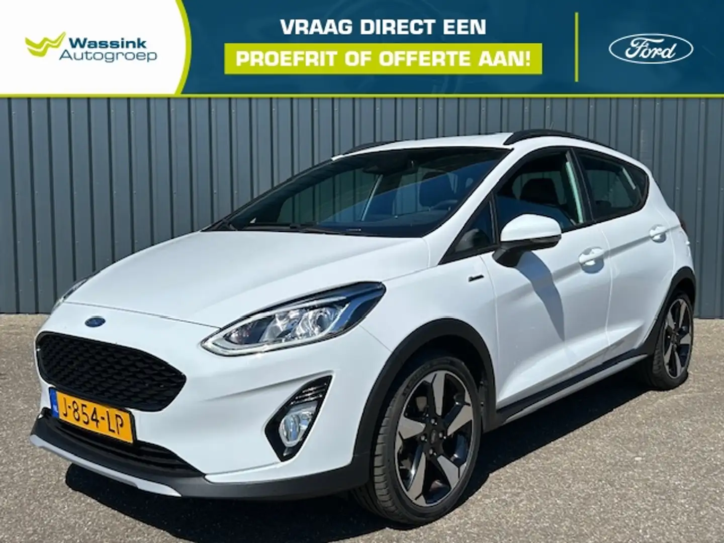 Ford Fiesta 1.0 EcoBoost Active X I B&O sound I Sync 3 Navigat Weiß - 1