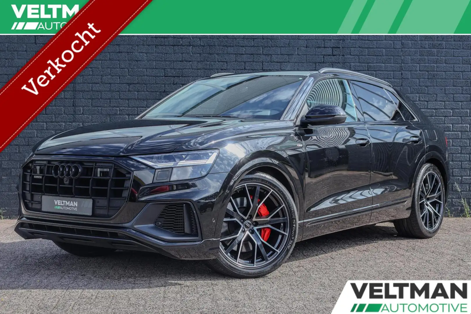 Audi Q8 55 TFSI e quattro 3x S-LINE 22 INCH HEAD UP LUCHTV Zwart - 1
