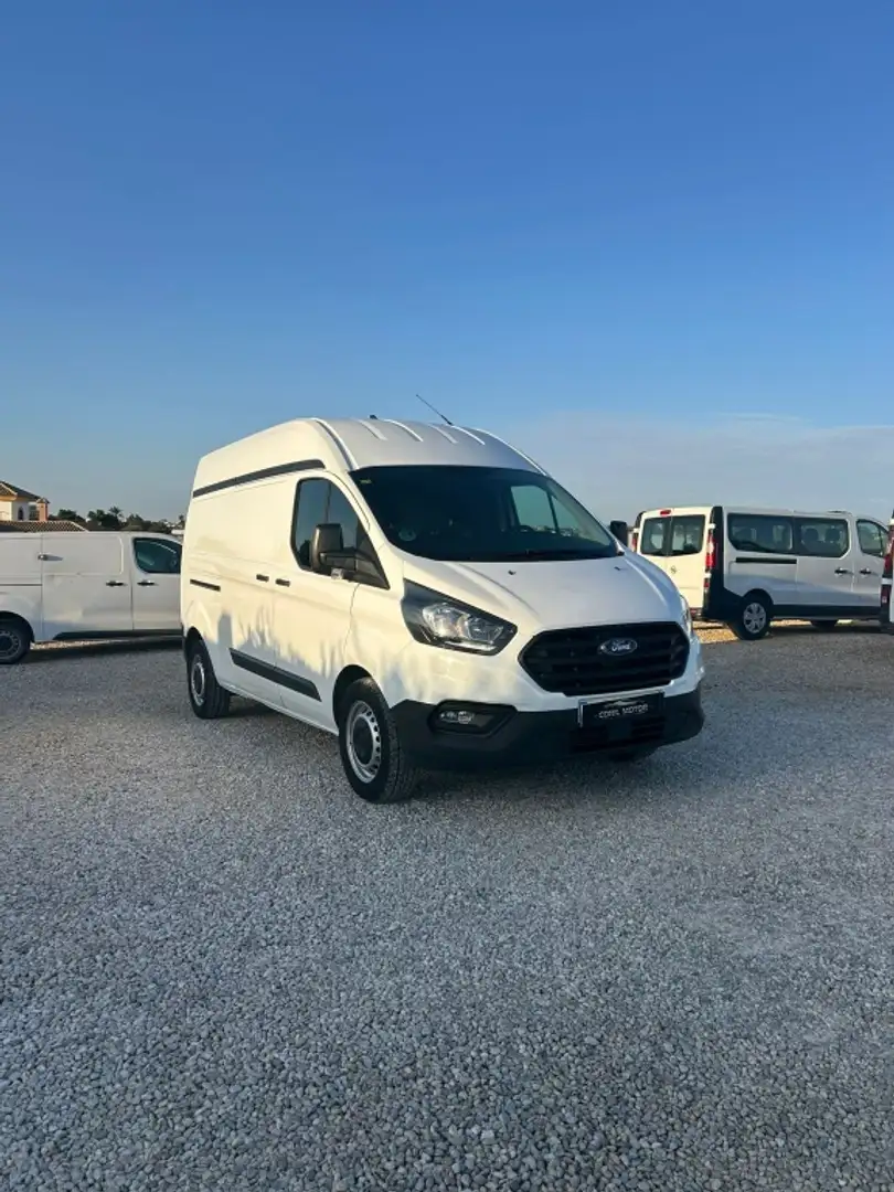 Ford Transit Custom FT 300 L1 Van DCb. Ambiente 130 Blanc - 1