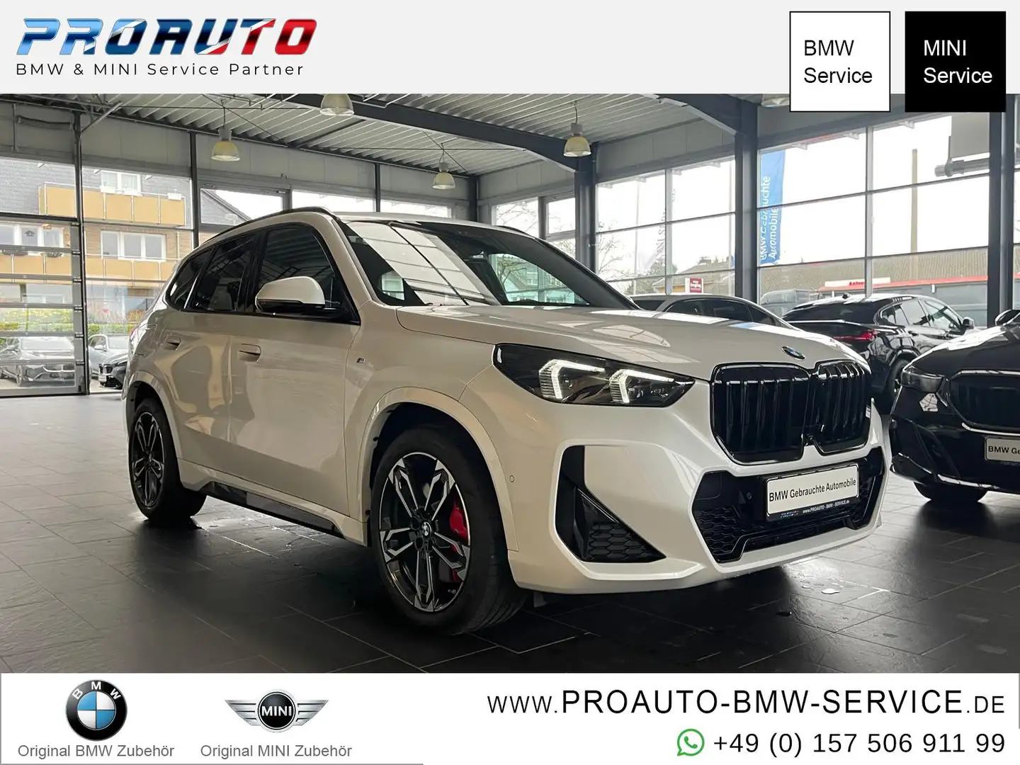 BMW X1 18i sDrive M Sport Pro AHK/Pano/360°/HUD/19"/Komf. Weiß - 1