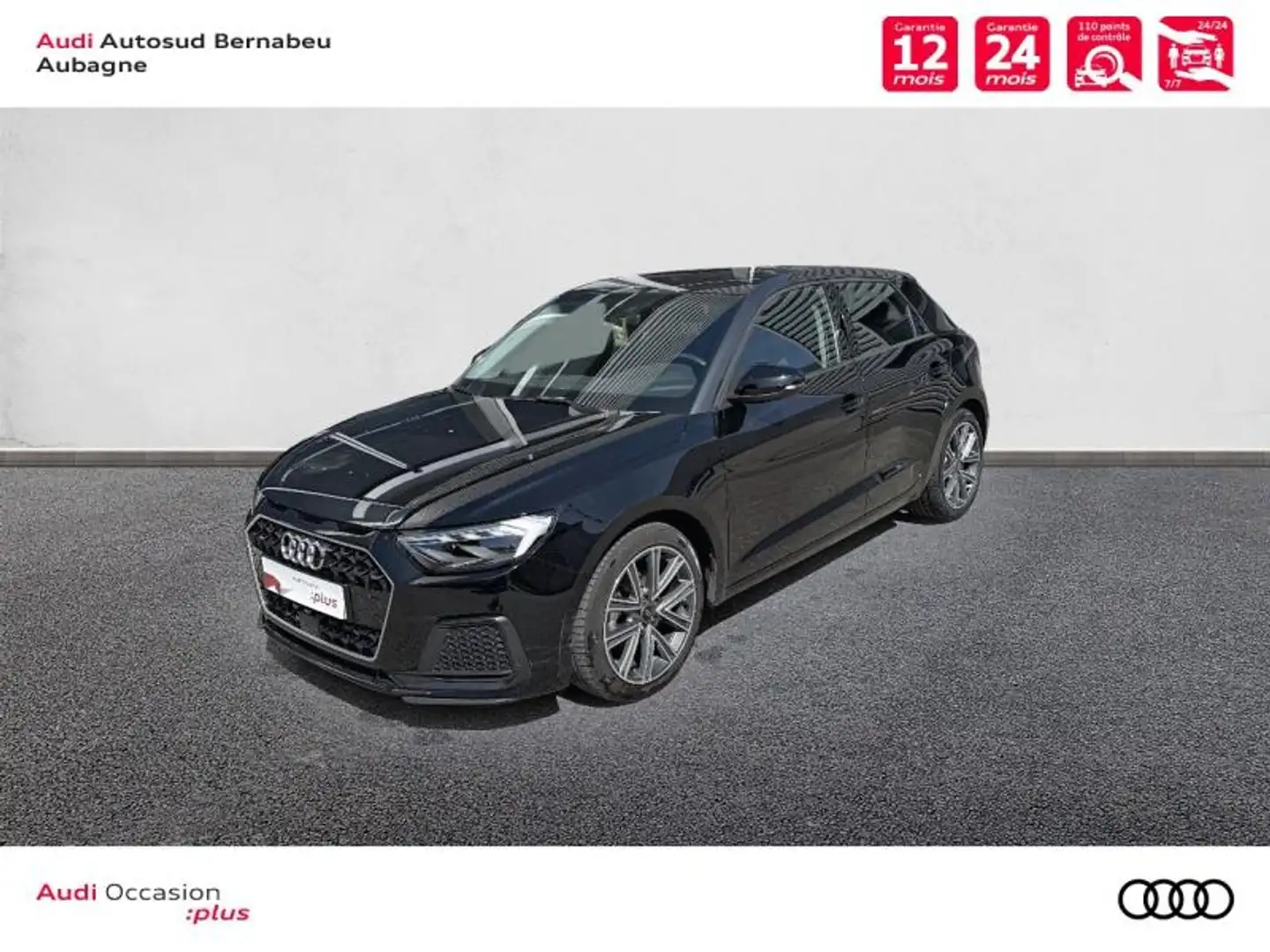 Audi A1 30 TFSI 110ch Advanced 2 S tronic 7 Noir - 1