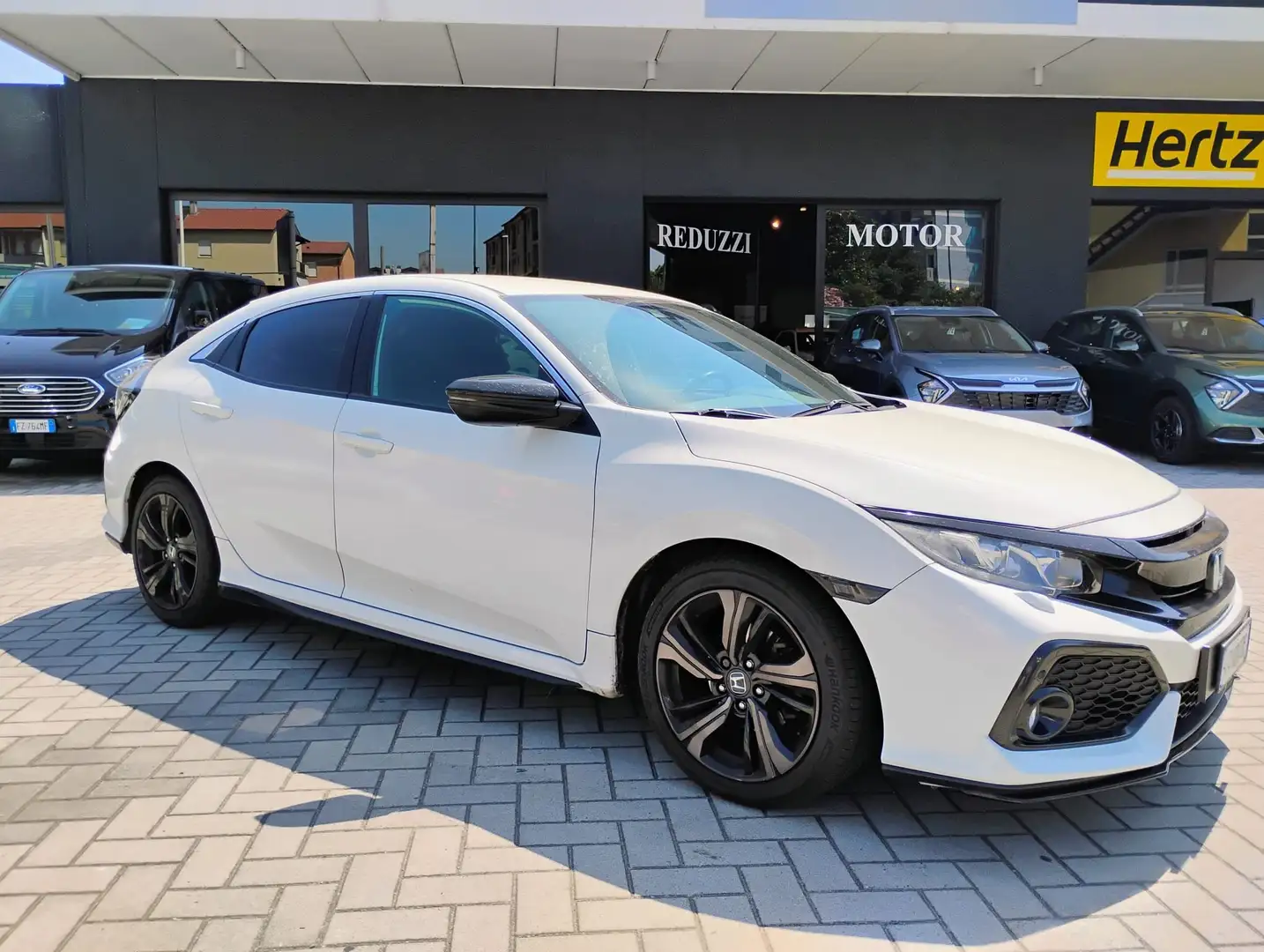 Honda Civic Civic X 2017 5p 5p 1.0 Elegance Navi 126cv my18 Weiß - 2
