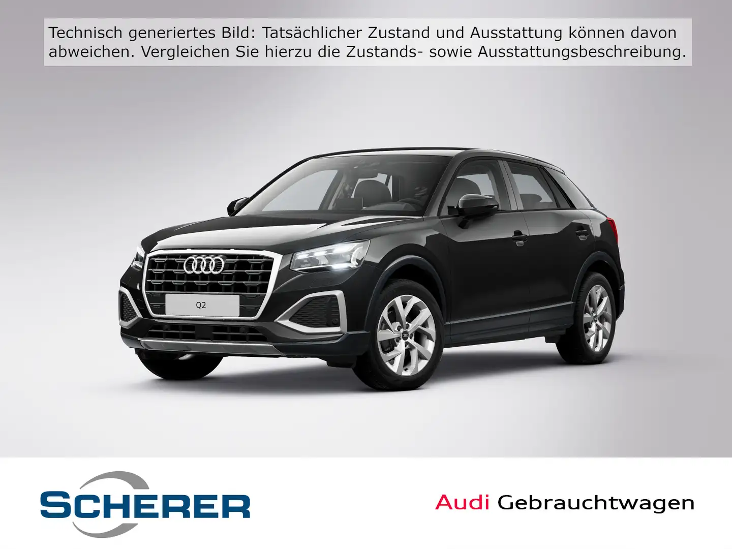 Audi Q2 advanced 35 TFSI 110(150) kW(PS) S tronic Schwarz - 1