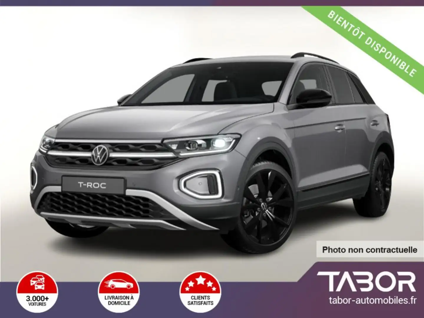 Volkswagen T-Roc 150 DSG Style BlackP Matrix Gris - 1