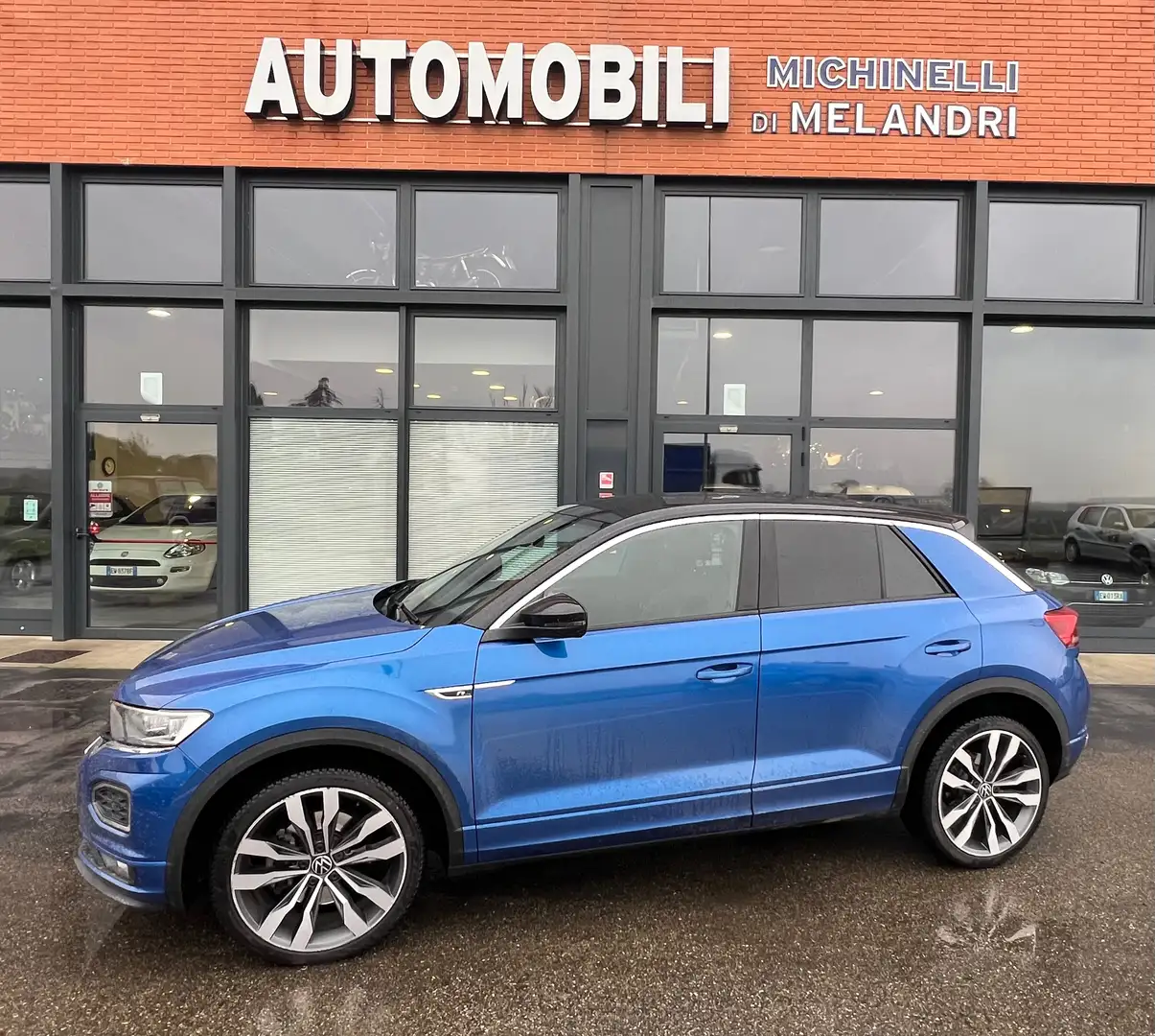 Volkswagen T-Roc 1.5 tsi Sport dsg R-Line Bleu - 1