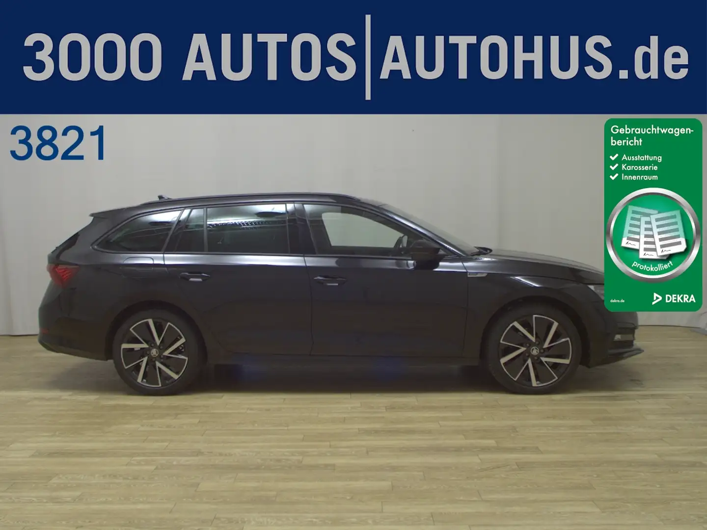 Skoda Octavia Kombi 2.0 TDI SportLine Pano vc StHzg Schwarz - 1