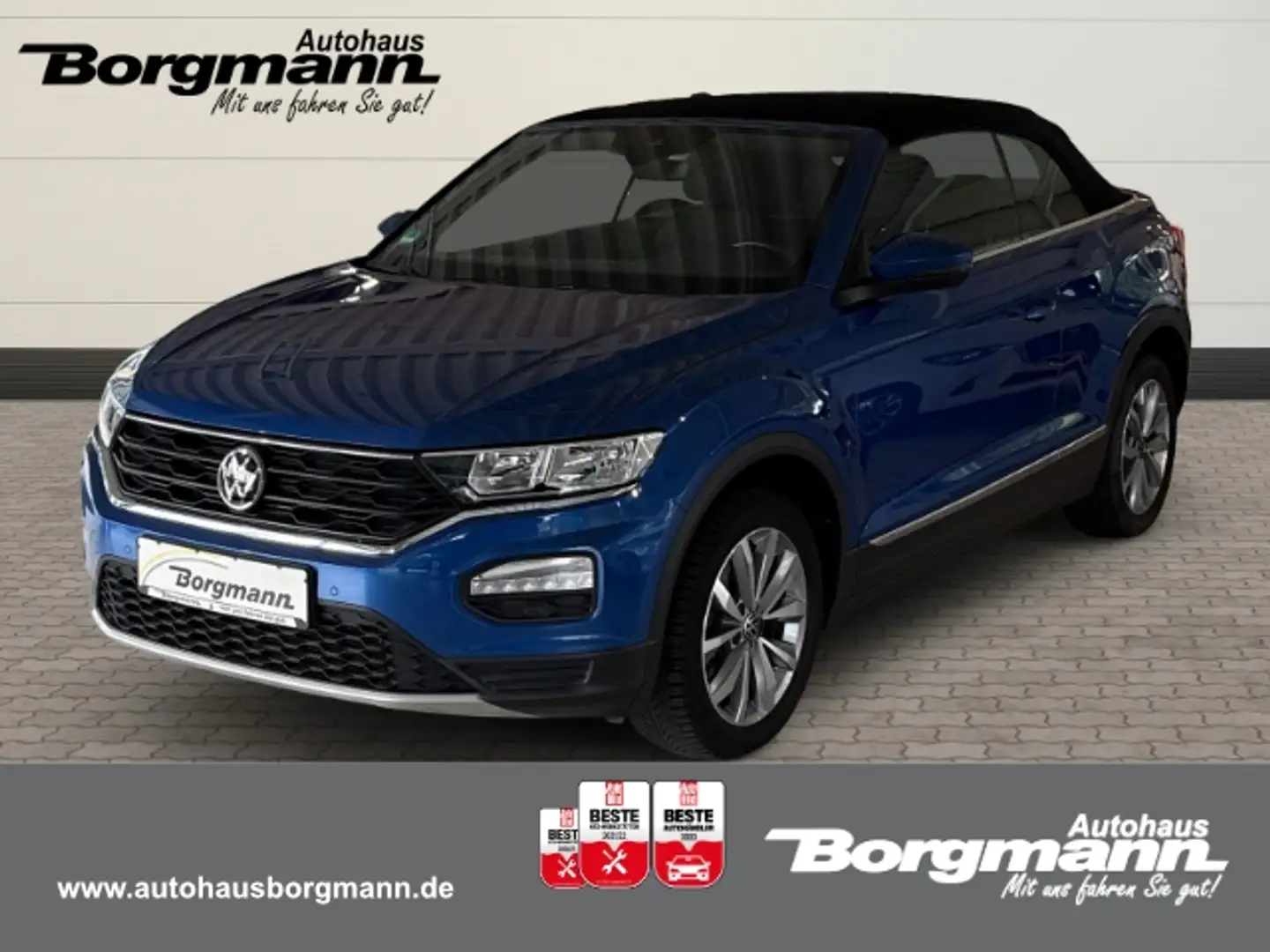 Volkswagen T-Roc Cabriolet Style Navi Soundsystem ACC Apple CarPlay Bleu - 1
