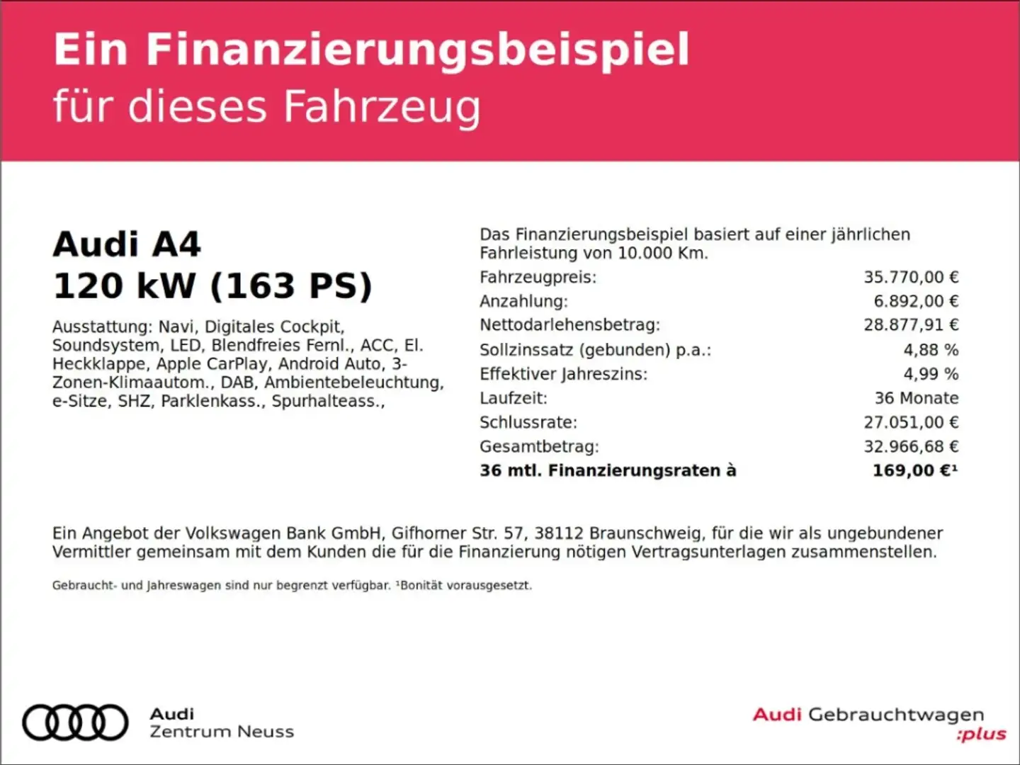 Audi A4 Avant 35 TDI S tronic Schwarz - 2