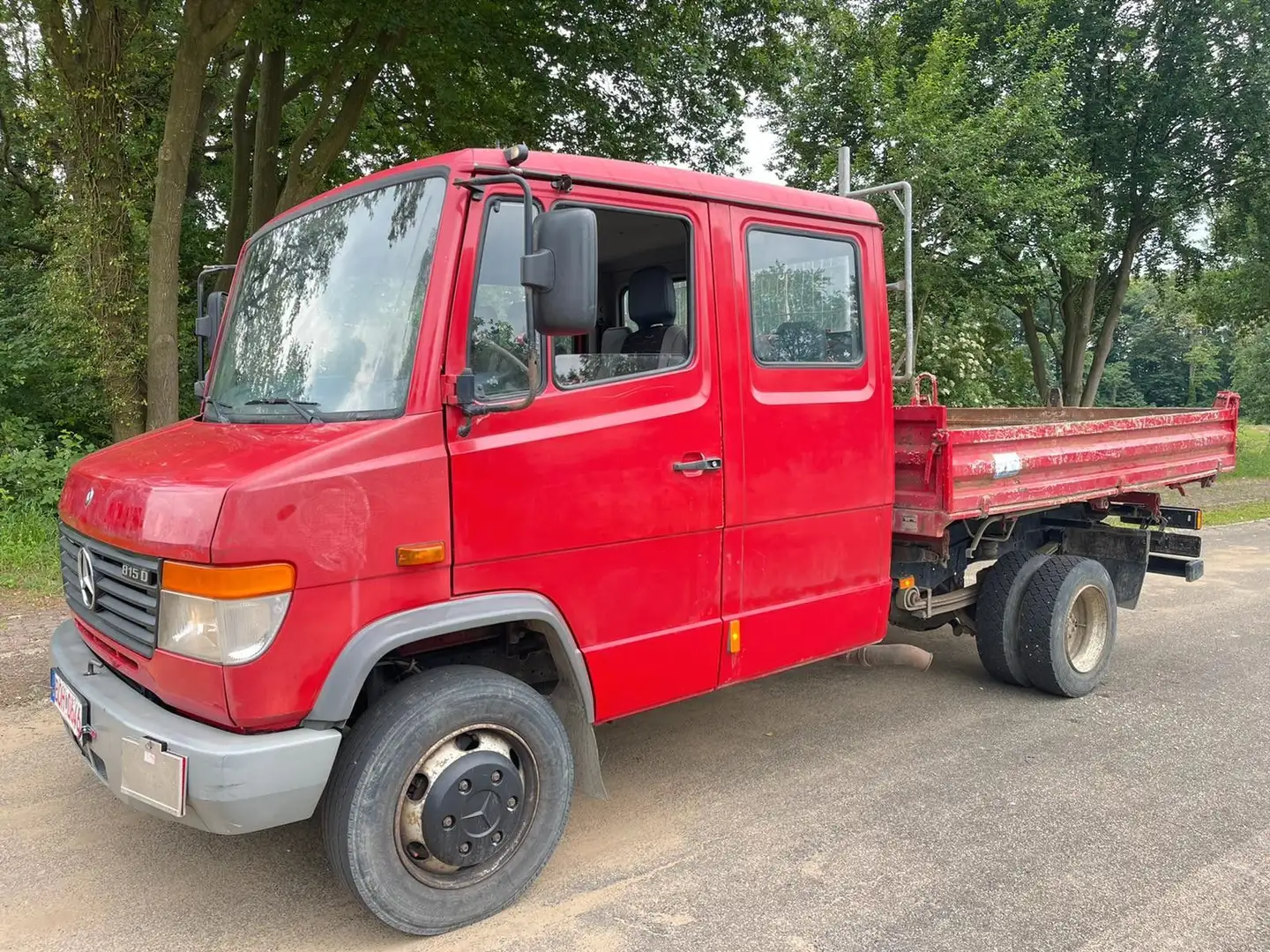 Mercedes-Benz Vario *815D*Maxi-XXL*Meiller-Kipper*6-Gang*Top* Roşu - 1