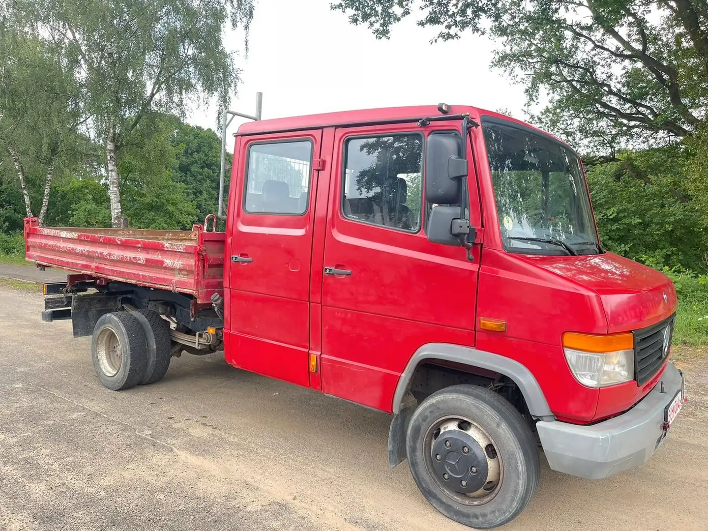 Mercedes-Benz Vario *815D*Maxi-XXL*Meiller-Kipper*6-Gang*Top* Roşu - 2