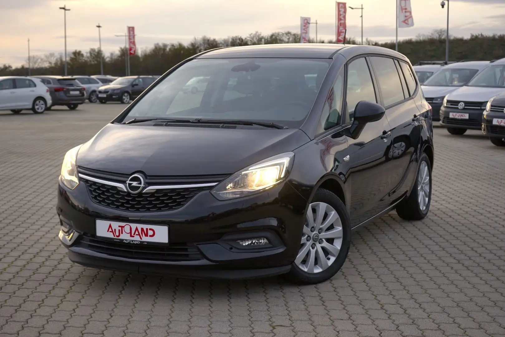 Opel Zafira 1.6 SIDI Turbo ON 7-Sitzer Navi Kamera Zwart - 2
