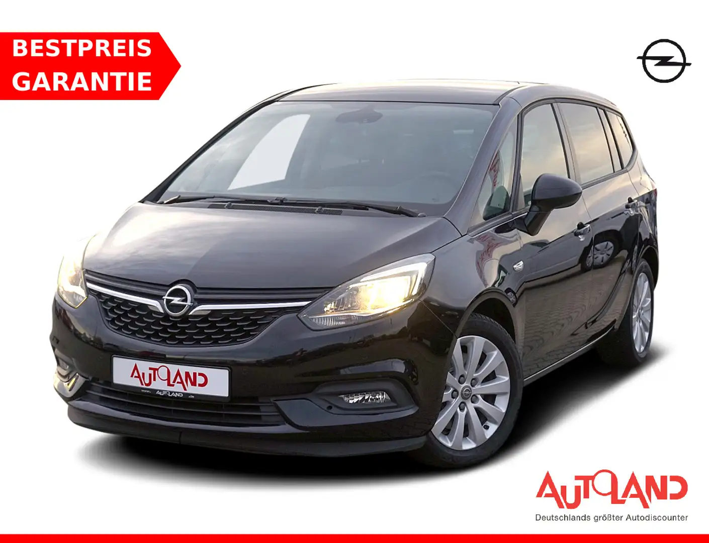Opel Zafira 1.6 SIDI Turbo ON 7-Sitzer Navi Kamera Zwart - 1