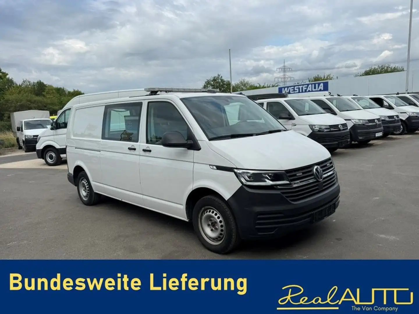 Volkswagen T6 Transporter 6.1 Kasten TDI 4Motion DSG LR LED Wit - 1