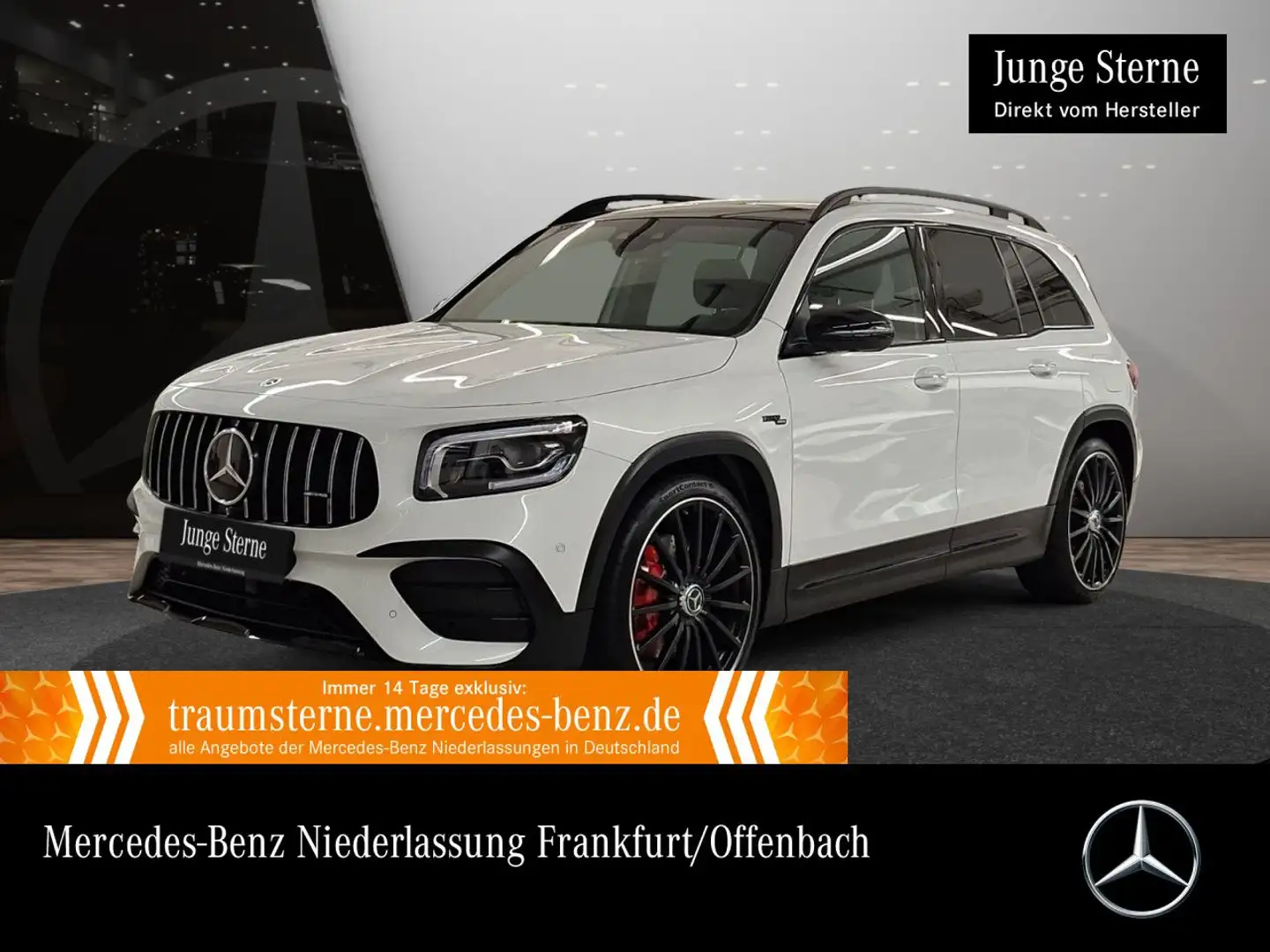 Mercedes-Benz GLB 35 AMG GLB 35 4M AMG+PANO+360°+AHK+MULTIBEAM+STHZG+HUD Weiß - 1