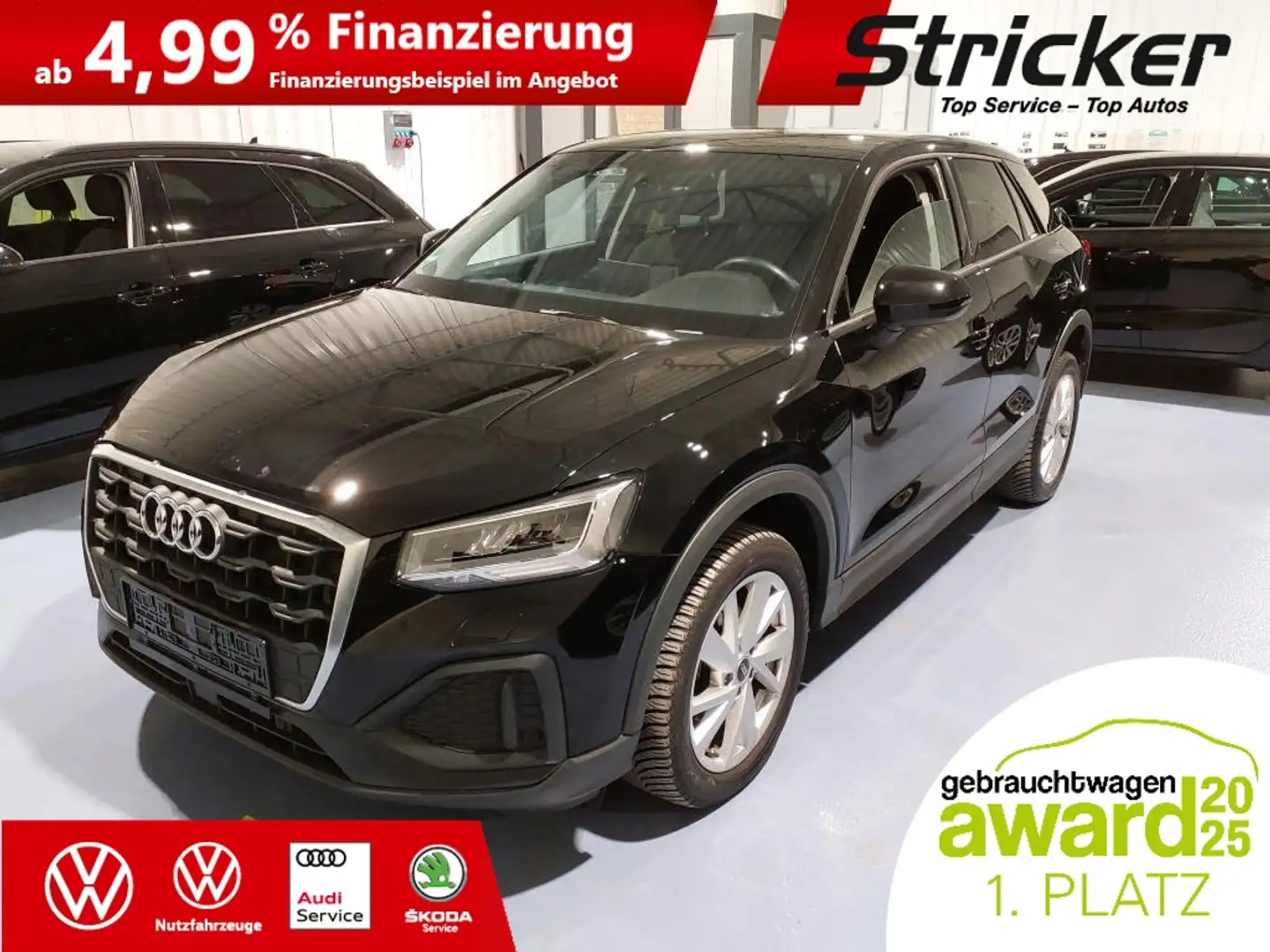 Audi Q2 35 1.5TFSI DSG 285,-ohne Anzahlung Kamera Sitzhei Schwarz - 2