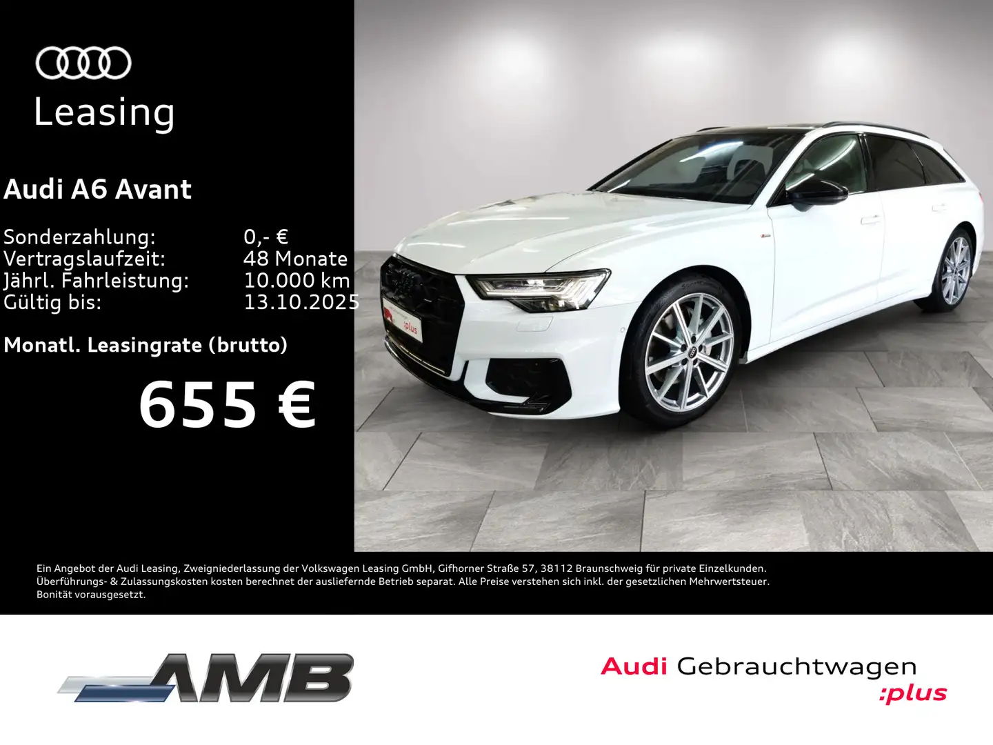 Audi A6 S line 50 TDI AHK/HD-Matrix/Pano/09.29G Weiß - 1