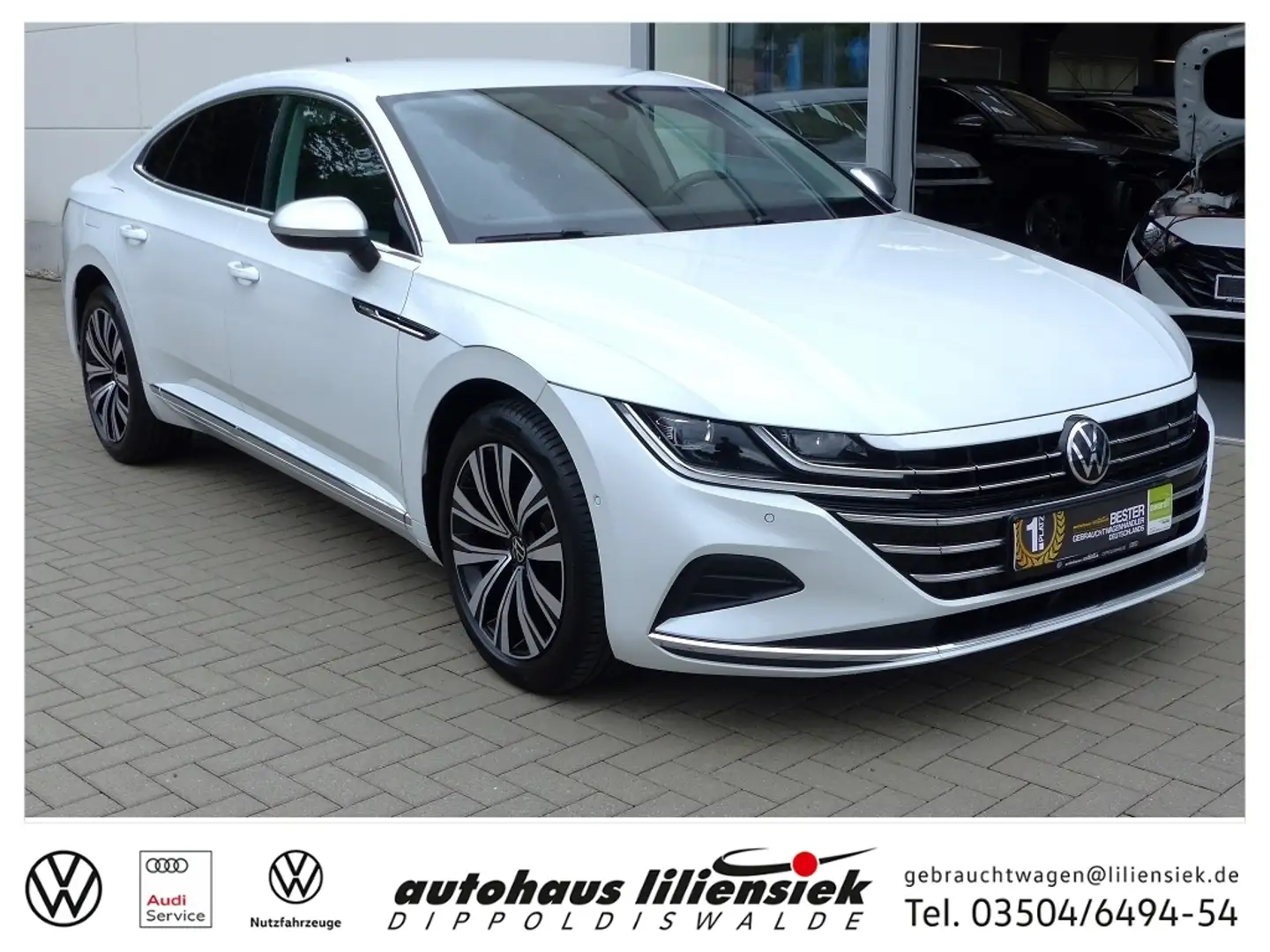 Volkswagen Arteon 1.4 TSIe DSG Elegance *LED*Navi*PDC* Weiß - 1