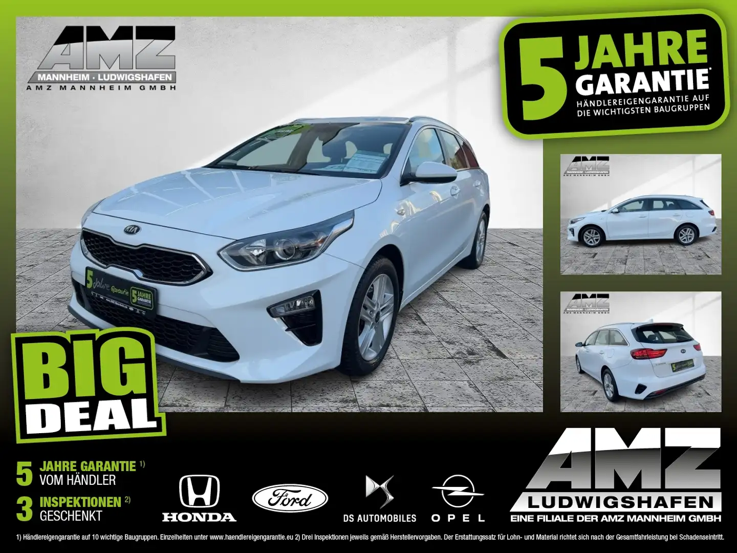 Kia Ceed SW / cee'd SW Ceed Sportswagon 1.4 T-GDI Vision Navi/Kamera Weiß - 1