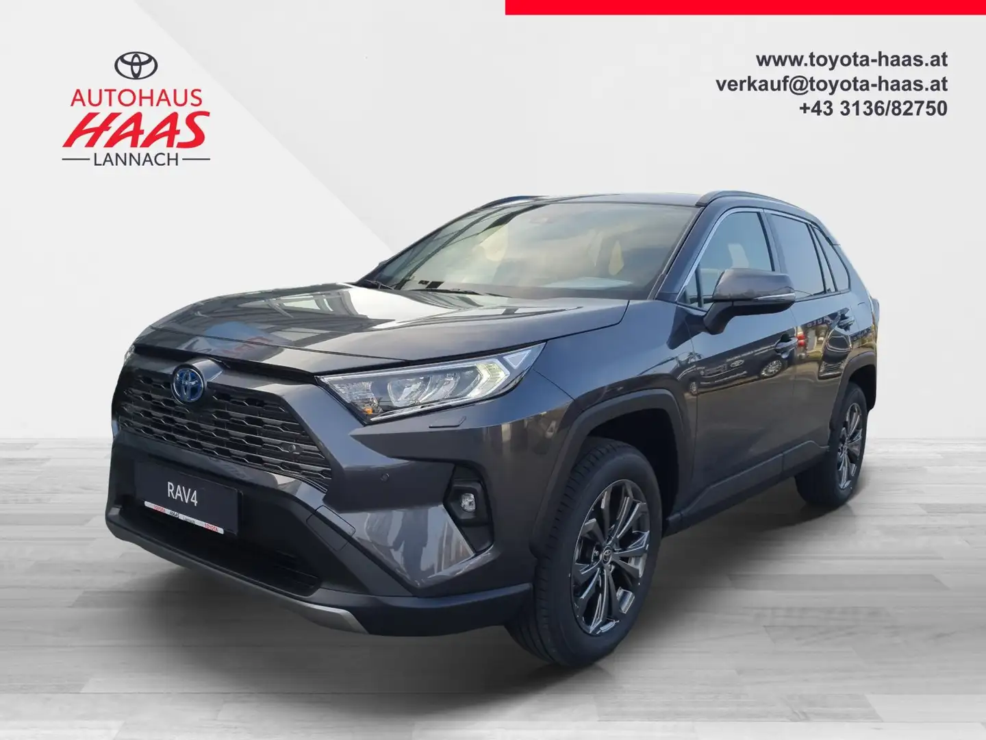 Toyota RAV 4 RAV4 2,5 Hybrid Active Drive AWD Grau - 1