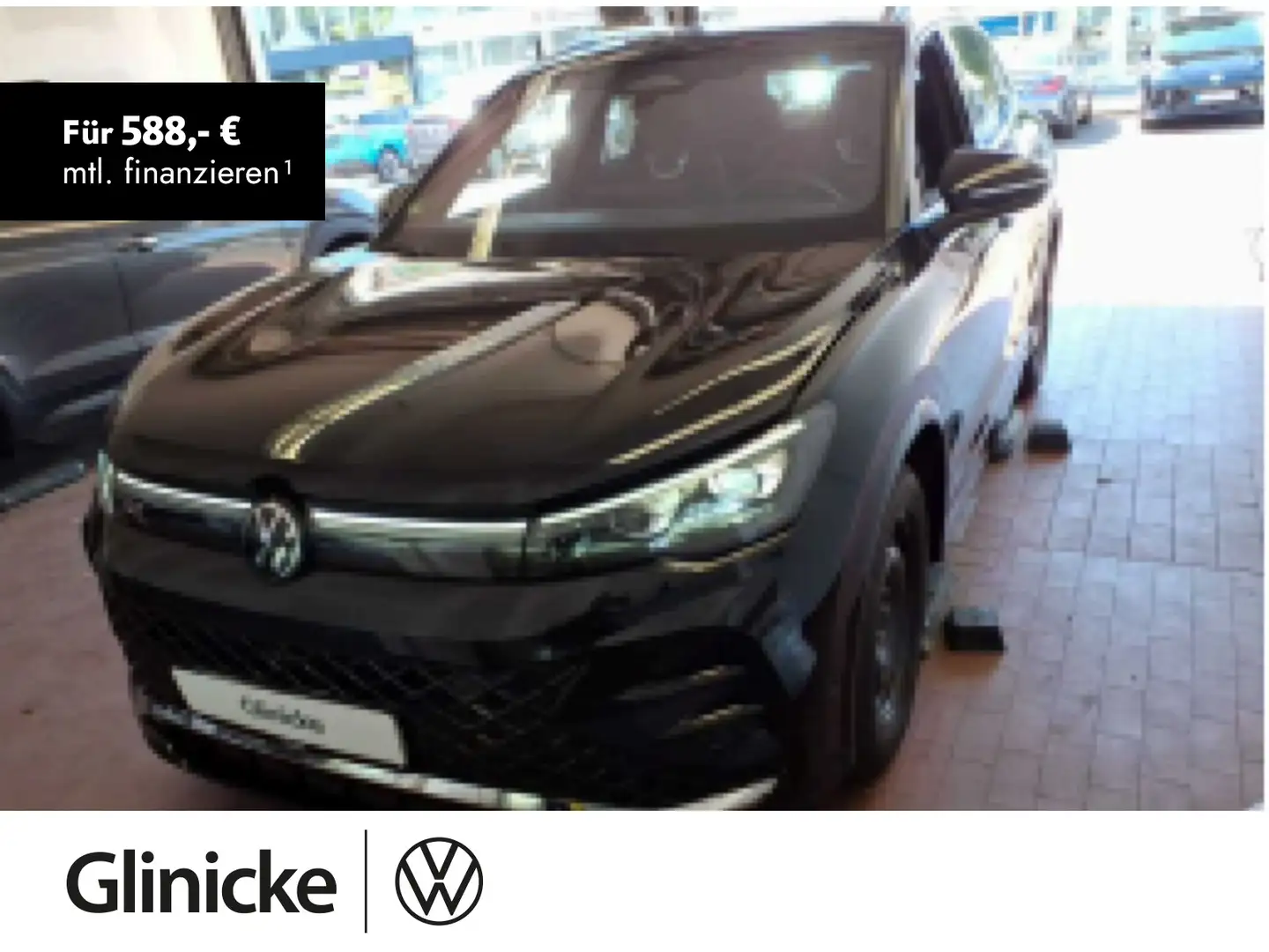 Volkswagen Tiguan 1.5 eTSI R-Line DSG, AHK, NAVI Schwarz - 1