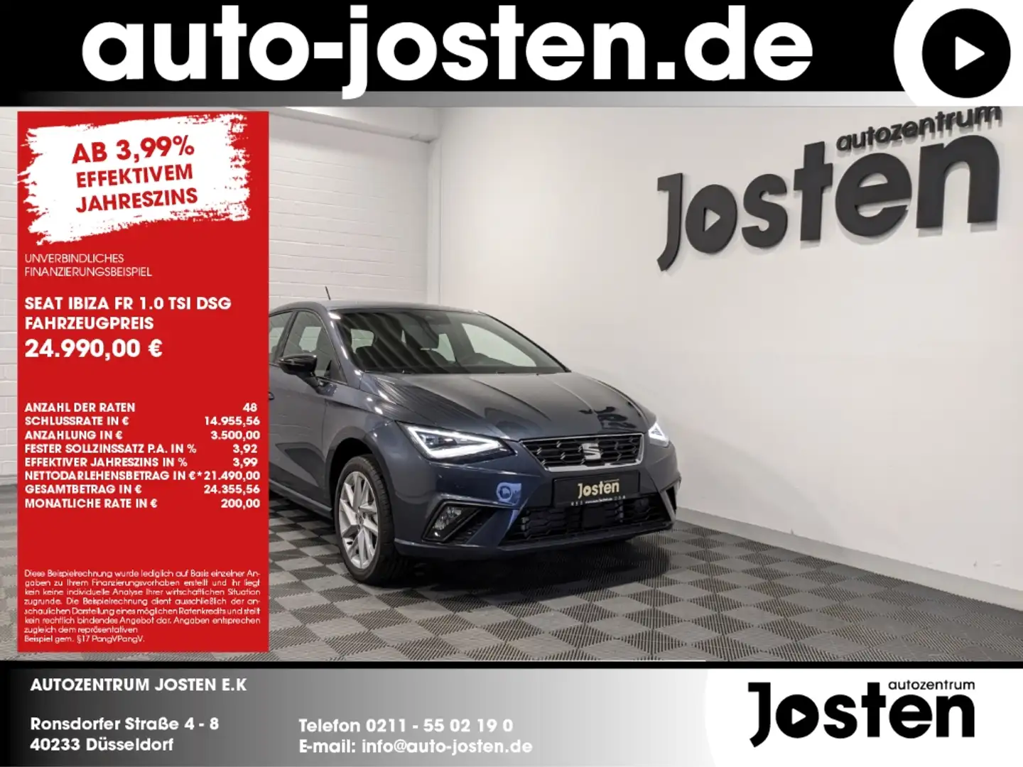 SEAT Ibiza FR 1.0TSI DSG Voll-LED INFOTAIN BeatsAudio Сірий - 1