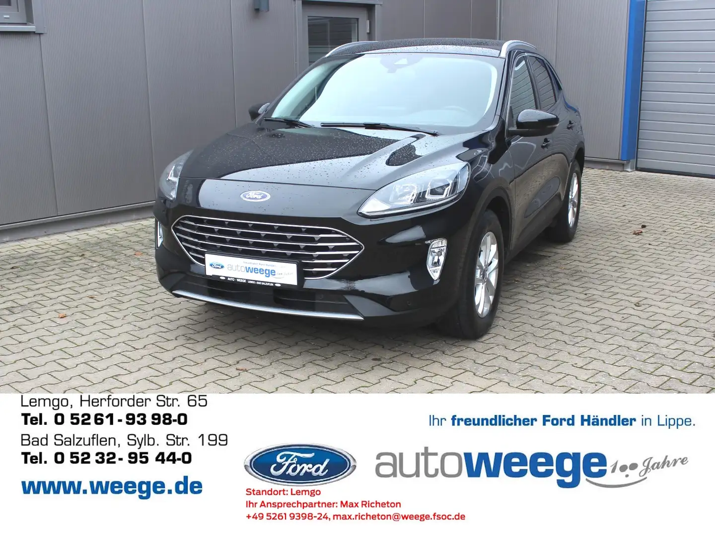 Ford Kuga Titanium Start/Stopp Noir - 1